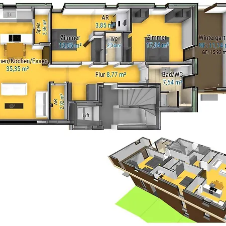 Eichen-Chalet Eichenberg Room photo